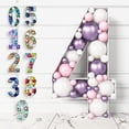thumbnail image 4 of Thanksgiving Decorations Digital Balloon Pre Cut Marquess Number Illuminates Balloon Digital Frame Cardboard Used For Graduation Birthday Anniversary Decoration, 4 of 9