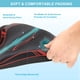 thumbnail image 4 of Funda de asiento de bicicleta, cojín de sillín con gran almohadilla de gel cómoda y sobredimensionada para hombres y mujeres, bicicletas estáticas, roja, 4 of 7
