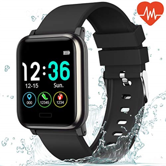 fitness tracker with heart rate and sleep monitor