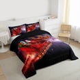 thumbnail image 3 of Castle Fairy Cute Santa Claus Deer 2Pcs Bedding Comforter Set for Teens Girls Boys,Merry Christmas Twin Comforter Sets,Happy New Year Breathable Bedding Set,Ultra Soft Home Decor, 3 of 8