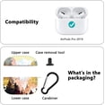 thumbnail image 2 of AmPm AirPods Pro Case, Apple AirPod Pro Case, Nature Mountain Forest Sunset Pattern Shockproof Protective Cover Case with Keychain for AirPods Pro (Sunset), 2 of 7