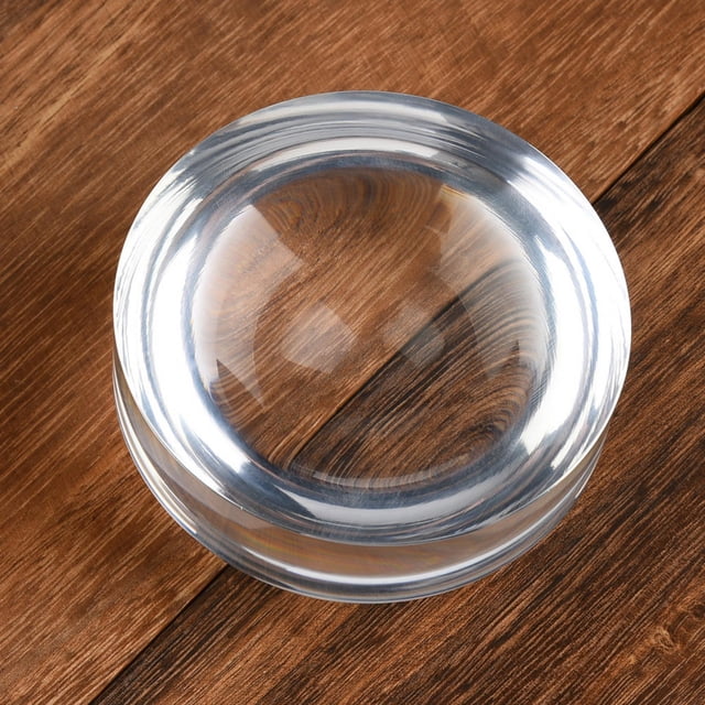 Garosa Dome Magnifier, Acrylic Transparent Decorative Portable 6X Reading Magnifying Glass, Reading For Home Decoration