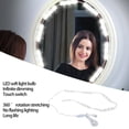 thumbnail image 4 of Bande Lumineuse Miroir de Maquillage LED, Bande Lumineuse LED Tactile, Gradation Continue, Facile à Utiliser pour le Travail, 4 of 8