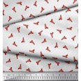thumbnail image 3 of Soimoi Moss Georgette Fabric Dot & Weapon Printed Fabric 1 Yard 42 Inch Wide, 3 of 3