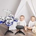 thumbnail image 4 of Drum Set for Kids Jazz Drum Kit para Drum Drum Set con Percusiones de Percusiones Musicales Set de batería, 4 of 5
