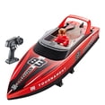 thumbnail image 4 of BELOVING Remote Control Boat 2.4GHz Control Gift Speedboat for River Pools Salt Water Red, 4 of 9