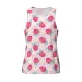 thumbnail image 4 of Haiem Floral Strawberr Men Workout Tank Top Gym Bodybuilding Sleeveless Muscle T Shirts Athletic Tank Breathable Workout Shirt-, 4 of 9
