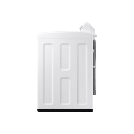 Samsung - 4.1 cu. ft. High-Efficiency Top Load Washer with Soft-Close Lid and 8 Washing Cycles - White