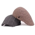 thumbnail image 4 of Newsboy Caps British Western Style Portable Good-looking Design Men Hat for Daily Wear, 4 of 10