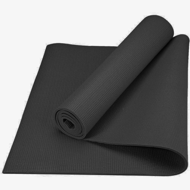 Tapete para Yoga Livingreen Antiderrapante Color Negro Medida 61cm x 181cm 3mm Espesor