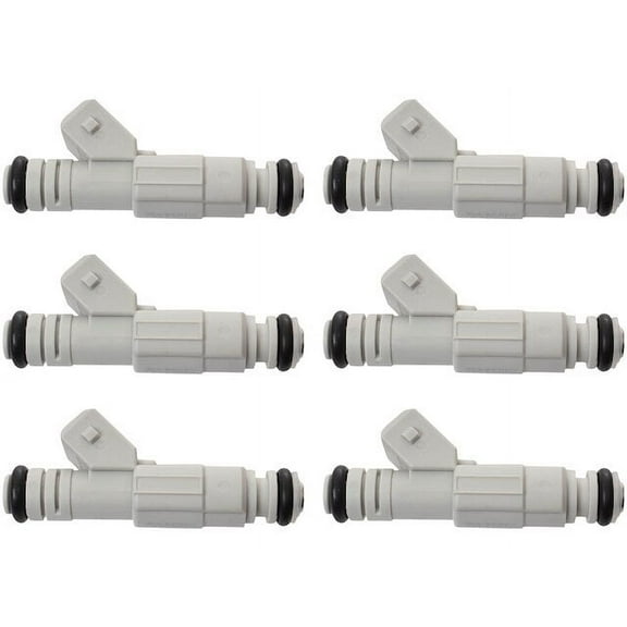 Fuel Injector Set 6 Piece - Compatible with 1997 - 2003 Pontiac Grand Prix 3.8L V6 Supercharged 1998 1999 2000 2001 2002