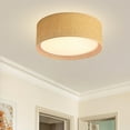 thumbnail image 2 of LEDET 15.7 in. Sepia Ceiling Light Rattan Weaving Shade Home Decor Pendant Lamp, 2 of 7