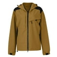 thumbnail image 2 of Men’s Waterproof Outdoor Jacket Lightweight Windbreaker with Adjustable Hood and Multiple Pockets for Hiking Camping Travel, 2 of 5
