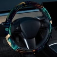 thumbnail image 2 of Mermaid 14.5 Inch Printing PVC Leather Steering Wheel Cover Auto Accessories, 2 of 6