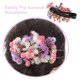 thumbnail image 3 of OUNONA 2Ud Clips De Con Moradas Para Mujer De Plástico Con Floral Para, 3 of 8