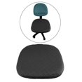thumbnail image 3 of Funda de asiento para silla de ordenador Zulema Jacquard elástica 45 cm x 48 cm, 3 of 8