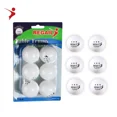 thumbnail image 4 of Regail 6 pcs/Lot ABS Material Training table tennis Three-star Level table tennis Ball Yellow Suction Card, 4 of 5