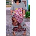 thumbnail image 1 of Fashion Long Dress Africa Women Fashion Summer Bohemian Beach Dress Party Evening Loose Max Dresses Sexy Oversized Vestidos GirlM Gao Jinjia LED, 1 of 2