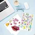 thumbnail image 2 of ESHANG Printable Vinyl Sticker Paper for Inkjet Printer Clear Transparent Self-Adhesive Sheets 8.5x11 Vinyl Stickers 50 Pack, 2 of 10
