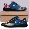 thumbnail image 3 of AuStalian Veteran Anzac Day Poppy Flower Shoes Sneakers Black Size 11.5, 3 of 7