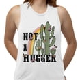 thumbnail image 2 of Not a Hugger Women's Muscle Tank Large White, 2 of 5