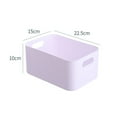 thumbnail image 3 of Plastic Storage Basket Cosmetic Storage Basket Sundries Snack Storage Box, 3 of 4