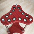 thumbnail image 3 of Soporte de billar de pie Soporte de billar triangular vertical de 12 agujeros Soporte de exhibición de billar Soporte de billar de almacenamiento Ball Hall, 3 of 5