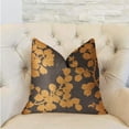 thumbnail image 2 of Plutus Whispering Willow Gold and Gray Luxury Throw Pillow 20"L x26"W, 2 of 3