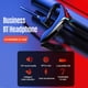 thumbnail image 2 of Lenovo thinkplus BH4 Auriculares inalámbricos BT Auriculares de negocios de un solo oído BT5.0 Chip Lenovo Negro, 2 of 7