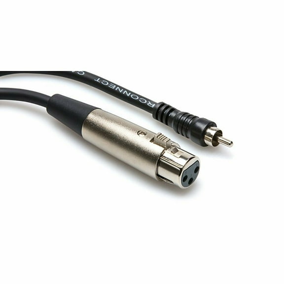 NEW! Hosa XRF-105 XLR Female to RCA Male Phono Audio Interconnect Cable - 5 ft