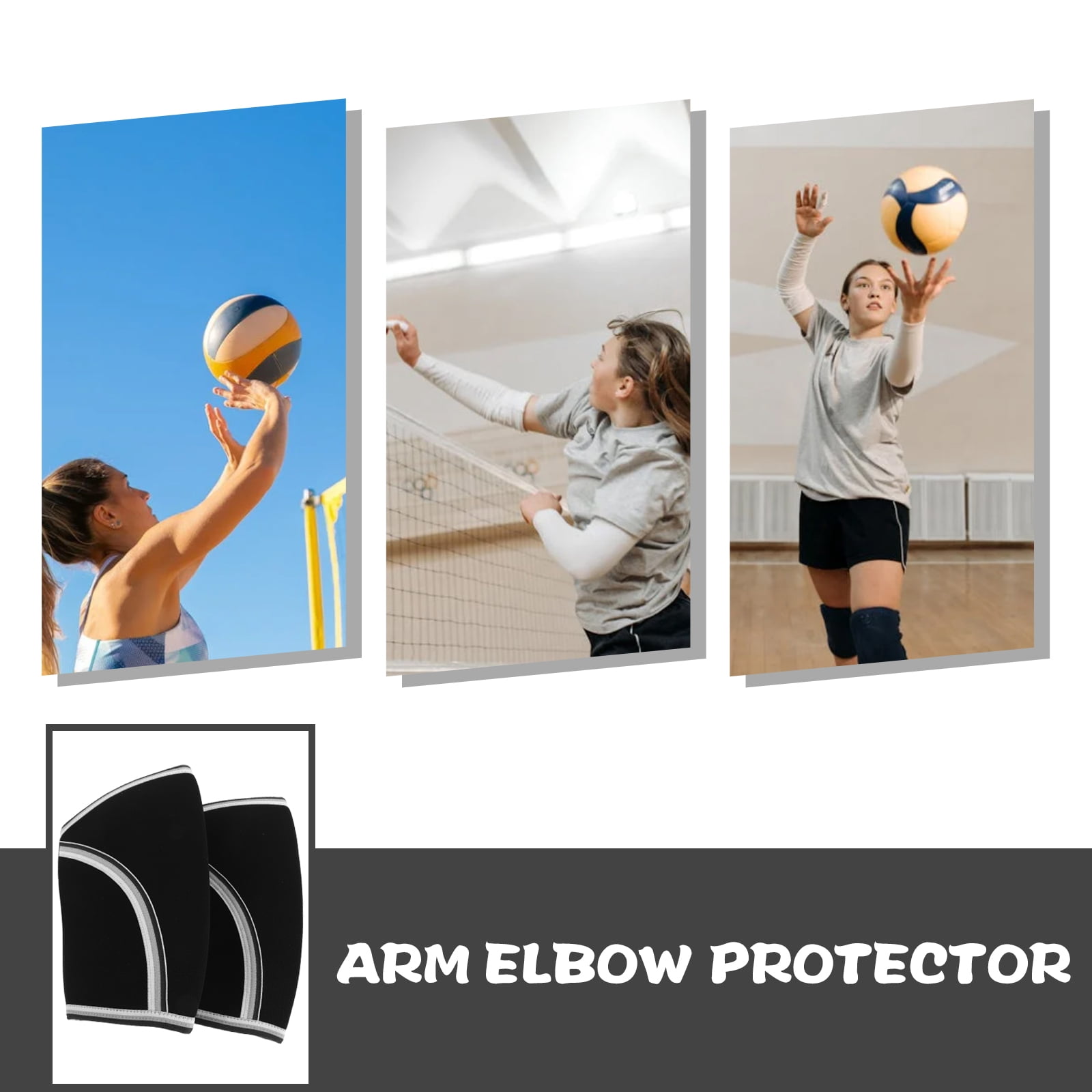 1 Pair Elbow Brace Arm Sleeve Adjustable Sport Elbow Protector Elbow Sleeve Elbow Sleeve Elbow Support for Tennis Football Cycling Golf Basketball