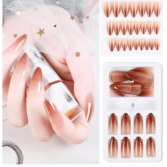 Chrome Press On Nails