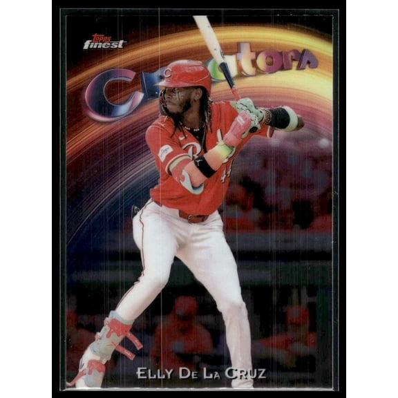 2025 Topps Finest Creators Elly De La Cruz C-17 Cincinnati Reds Baseball Card