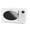 White, variant on Nostalgia 0.7 cu ft Retro Microwave Oven, 700W Countertop Microwave Oven with 8 Auto Cook Programs, Pink