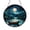 Acrylic 3.5 Inch, variant on Moonlit Water Stained Glass Style Suncatcher Window Hanging, Celestial Decorative Glass Art Panel with Boat and Stars, Round Window Sun Catcher Ornament Gift Idea for Nature Lovers