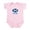 Petal Pink, variant on CafePress - Rugby Ball Body Suit - Baby Light Bodysuit, Size Newborn - 24 Months