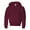 Maroon, variant on JERZEES NuBlend Youth Hooded Sweatshirt