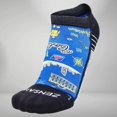 thumbnail image 2 of Zensah Boston Doodle 2.0 Socks (No Show) M / Blue, 2 of 3