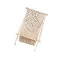 thumbnail image 1 of Macrame Wall Hanging Shelf Floating Shelf Boho for Bedroom Living Room, 1 of 9