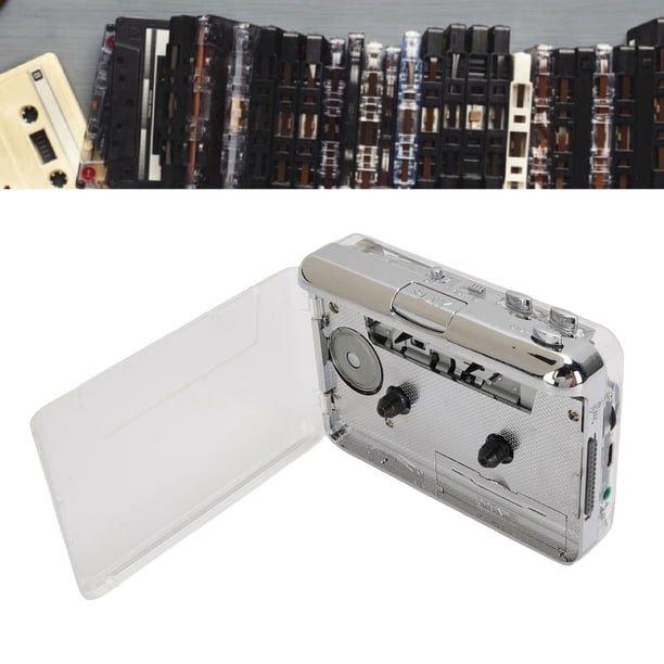 Reproductor De Cassette, Cassette A Mp3 Convertidor Automático Rebobina Transparente Para PC