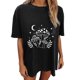 thumbnail image 5 of Blusa de Manga Corta Con Estampado de Sol Y Luna Gótica Vintage Para Hombre Y Mujer Odeerbi ODB181925, 5 of 9