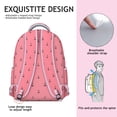 thumbnail image 2 of Nautical Anchor Student Backpack Waterproof Durable School Bag with Coastal Boat and Ocean Waves Print, Adjustable Straps, Breathable Padding, Large Capacity for School and Travel, 2 of 3