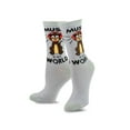 thumbnail image 2 of TeeHee Music Cotton Crew Socks for Women and Men 3-Pack (9-11, Animal Music), 2 of 4