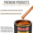 thumbnail image 4 of Inferno Orange Pearl Metallic Quart URETHANE BASECOAT CLEARCOAT Auto Paint Kit, 4 of 6