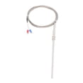 thumbnail image 1 of Thermocouple Temperature Sensor, K Type Temperature Sensor Wide Application High Temperature Resistance  For Industry 6.6ft, 1 of 8