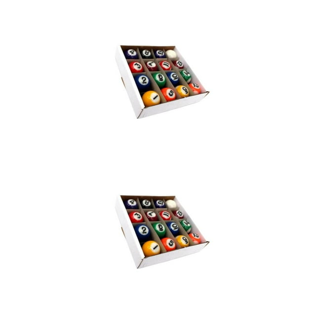 relayinert 16 Pcs Balles de Billard Pratiques Ingrédients Sûrs Piscine Billard Amis Type1 2ensemble