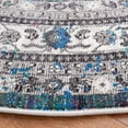 thumbnail image 3 of SAFAVIEH Aria Quinton Oriental Area Rug, Ivory/Blue, 6'5" x 6'5" Round, 3 of 8
