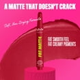 thumbnail image 3 of NYX Professional Makeup Fat Matte Lipstick, Smooth Color Long Lasting Lipstick, Scarlet Snuggles, 0.07 oz, 3 of 12
