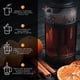 thumbnail image 4 of Cafetera Bazzeff Prensa Francesa de Vidrio para Café negro 1 Lt Bazzeff HO014f, 4 of 4