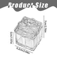 thumbnail image 3 of THHEIC Glass Jewelry Box with Lid, Heart Shaped Gift Box Style Ring Holder, Small Jewelry Organizer Case for Rings, Earrings, Necklaces, and Keepsakes, 3 of 5